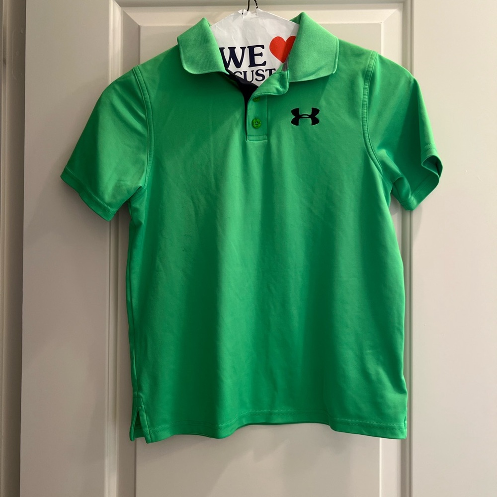 Under Armour Kids Polo Shirt in Bright/Neon Green